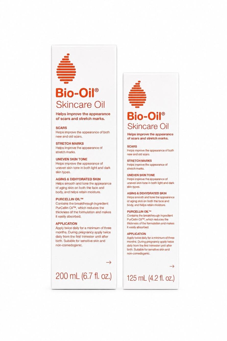 Lot Of 2 Bio-Oil Purcellin Skincare Oil - 6.7 Fl Oz & 4.2 Oz NIB